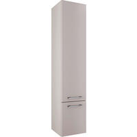 HOCHSCHRANK 35/168/35 cm  - Chromfarben/Greige, Basics, Glas/Holzwerkstoff (35/168/35cm)