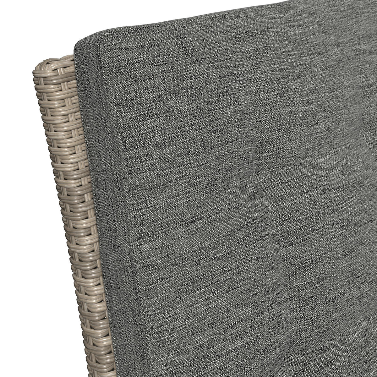 GARTENSET  - Grau, MODERN, Kunststoff/Textil (124/93/67cm) - Ambia Garden