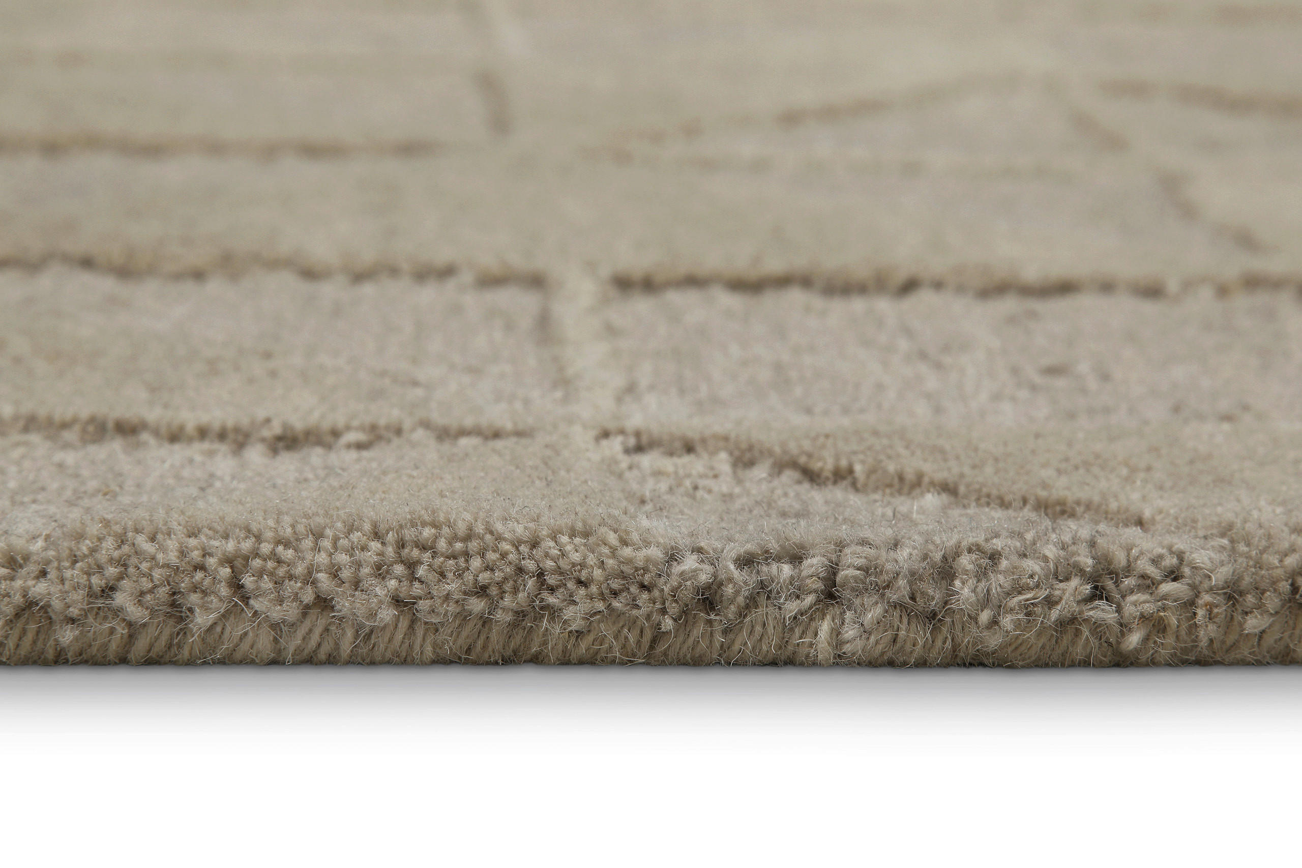 Thumbnail - Wecon Home Webteppich Hamptons Thirtyseven, Sand, Textil, Struktur, rechteckig, 80x300 cm, Oeko-Tex® Standard 100, für F...