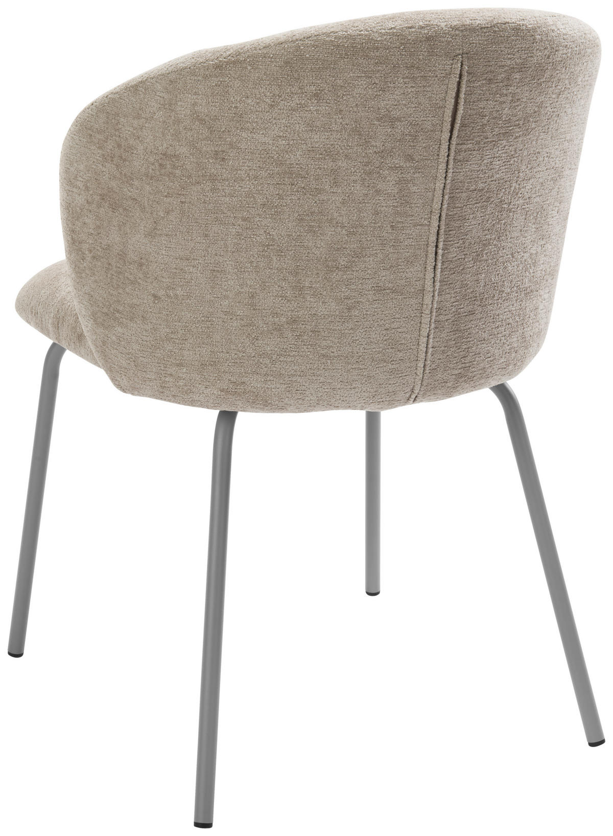 STUHL Chenille Beige Pappel Sperrholz  - Beige/Grau, LIFESTYLE, Holz/Textil (56/79/59cm) - Livetastic