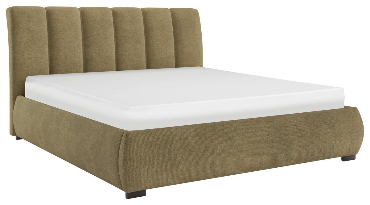 POLSTERBETT 140/200 cm  in Braun  - Braun, Modern, Holz/Holzwerkstoff (140/200cm) - MID.YOU