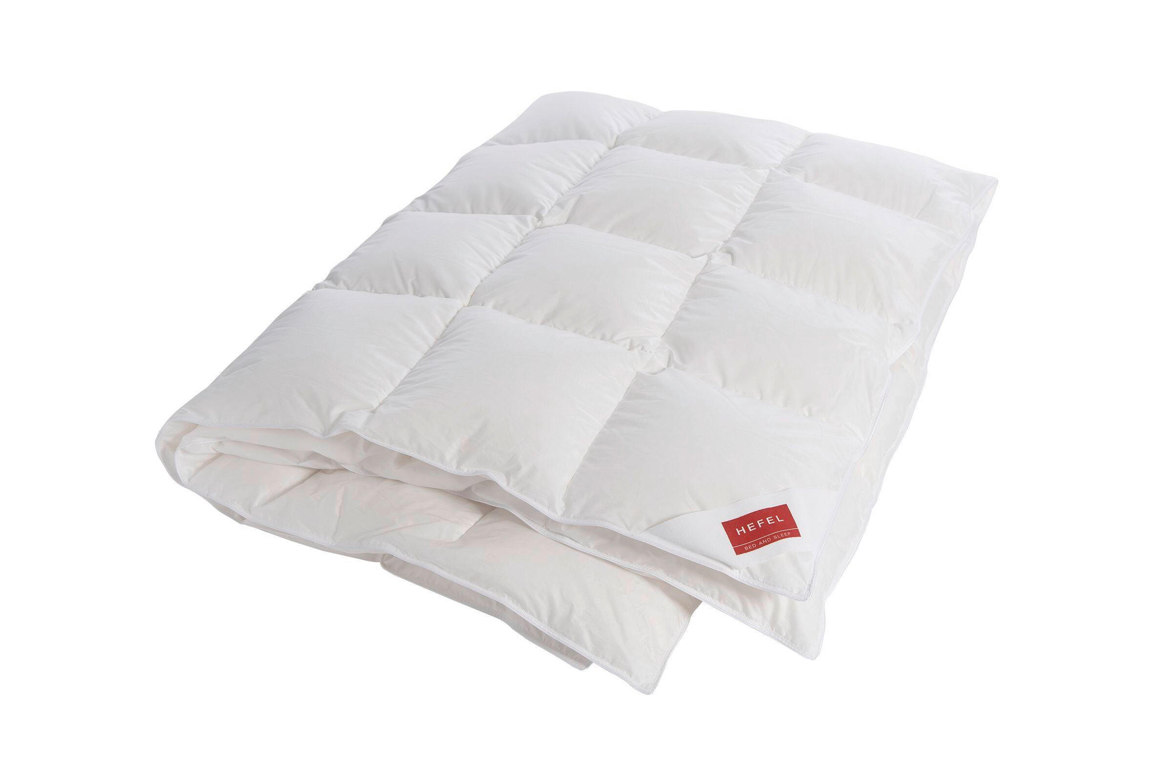 PÉŘOVÁ PŘIKRÝVKA, 140/200 cm, prachové peří - bílá, Basics, textil (140/200cm) - HEFEL