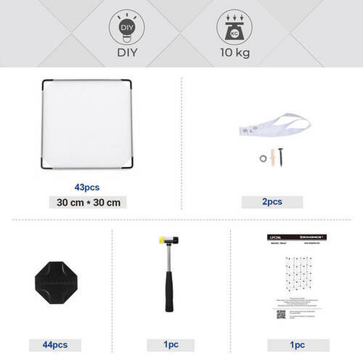 REGALKOMBINATION - Schwarz/Weiß, Basics, Kunststoff/Metall (93/123/31cm) - Boxxx