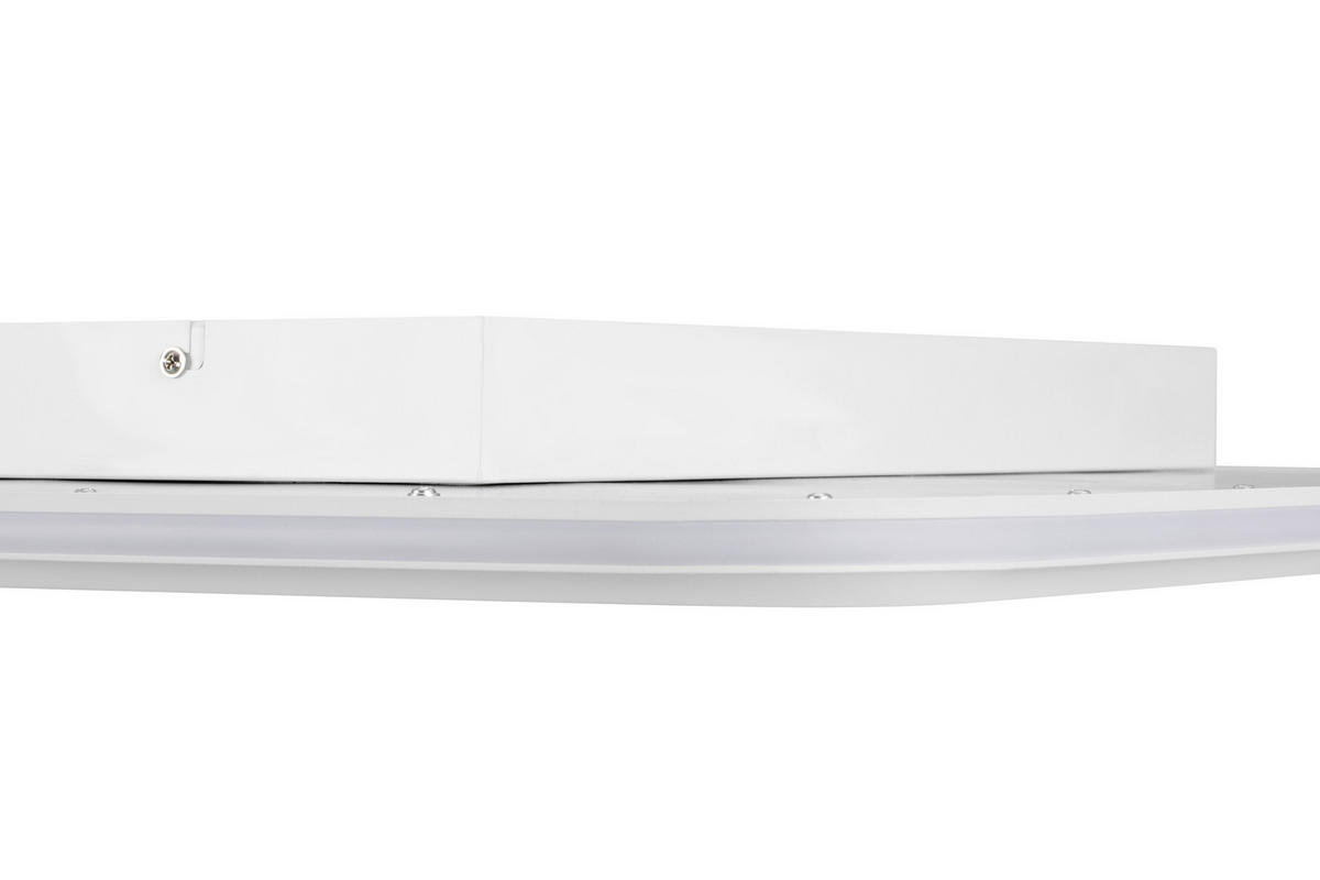 LED-DECKENLEUCHTE Bosona 110/60/7 cm  - Weiß, Basics, Kunststoff/Metall (110/60/7cm) - Novel