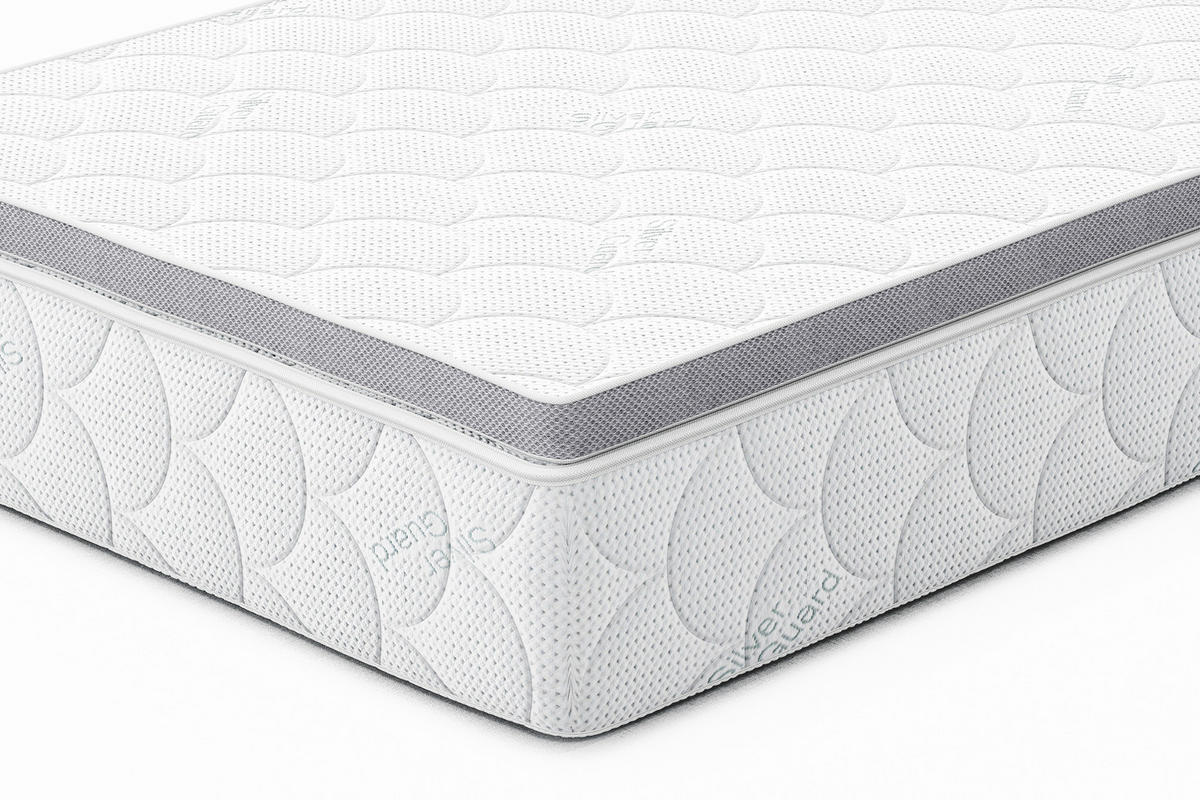 BOXSPRINGMATRATZE REMO H3, 140/200 cm,  - Weiss, Basics, Textil (140/200cm) - Livetastic