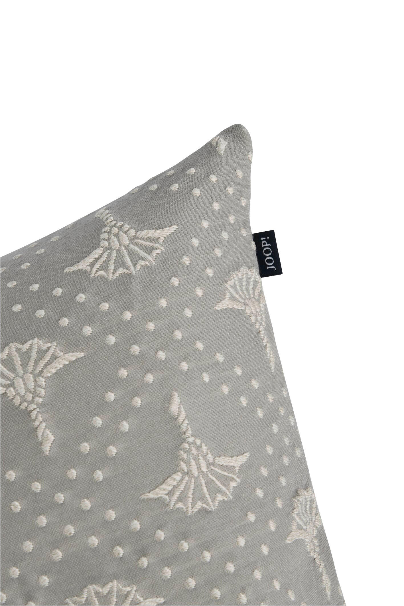 KISSENHÜLLE J! Cornflower Charm silber 40/60 cm  - Silberfarben/Hellgrau, Design, Textil (40/60cm) - Joop!
