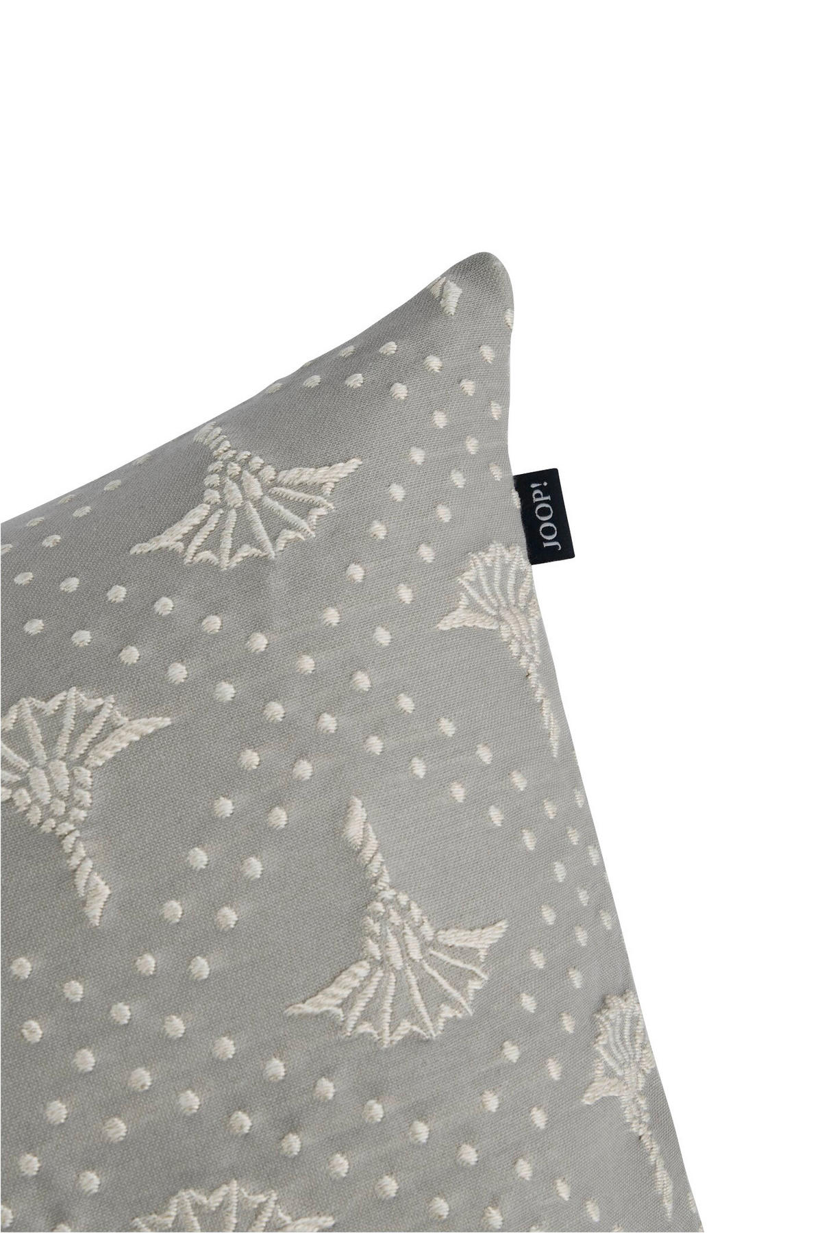 KISSENHÜLLE J! Cornflower Charm silber 40/60 cm  - Silberfarben/Hellgrau, Design, Textil (40/60cm) - Joop!