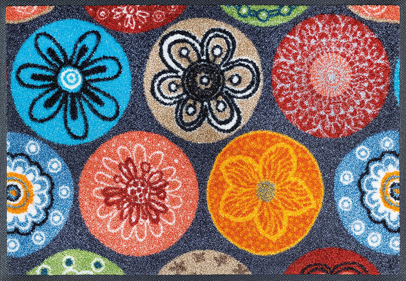 FUßMATTE 40/60 cm Coralis  - Multicolor, Trend, Kunststoff/Textil (40/60cm) - wash+dry