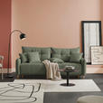 SCHLAFSOFA  in Chenille Grün  - Buchefarben/Grün, Design, Holz/Textil (217/97/101cm) - Carryhome