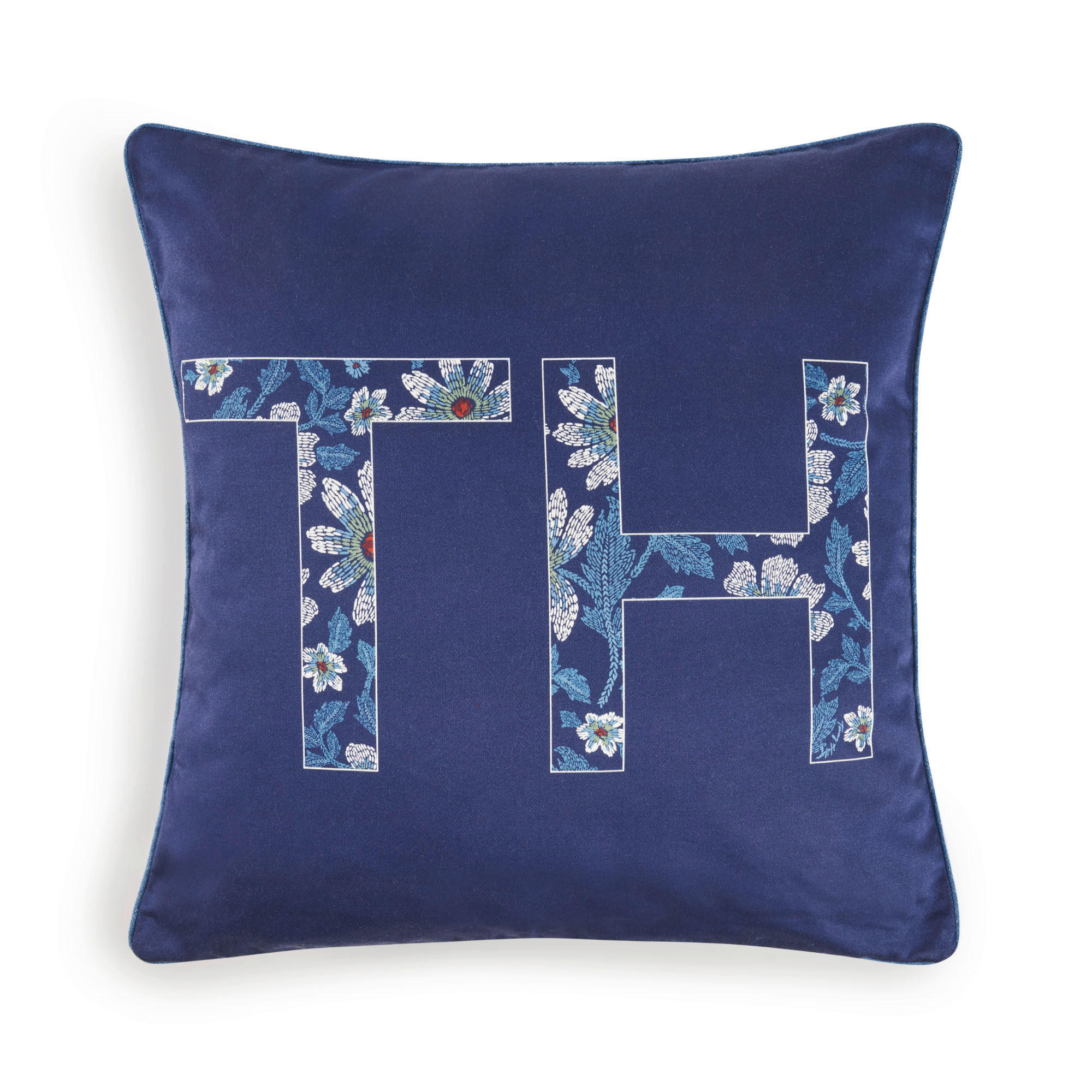 KISSENHÜLLE Outdoor 40/40 cm  - Blau/Grau, Basics, Textil (40/40cm) - Tommy Hilfiger