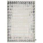 WEBTEPPICH 133/190 cm Houndstooth Border  - Grau, Design, Textil (133/190cm) - Dieter Knoll