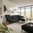 ECKSOFA  in Flachgewebe Anthrazit  255-365/175-224 cm  - Anthrazit/Schwarz, Design, Textil/Metall (255-365/175-224cm) - Dieter Knoll