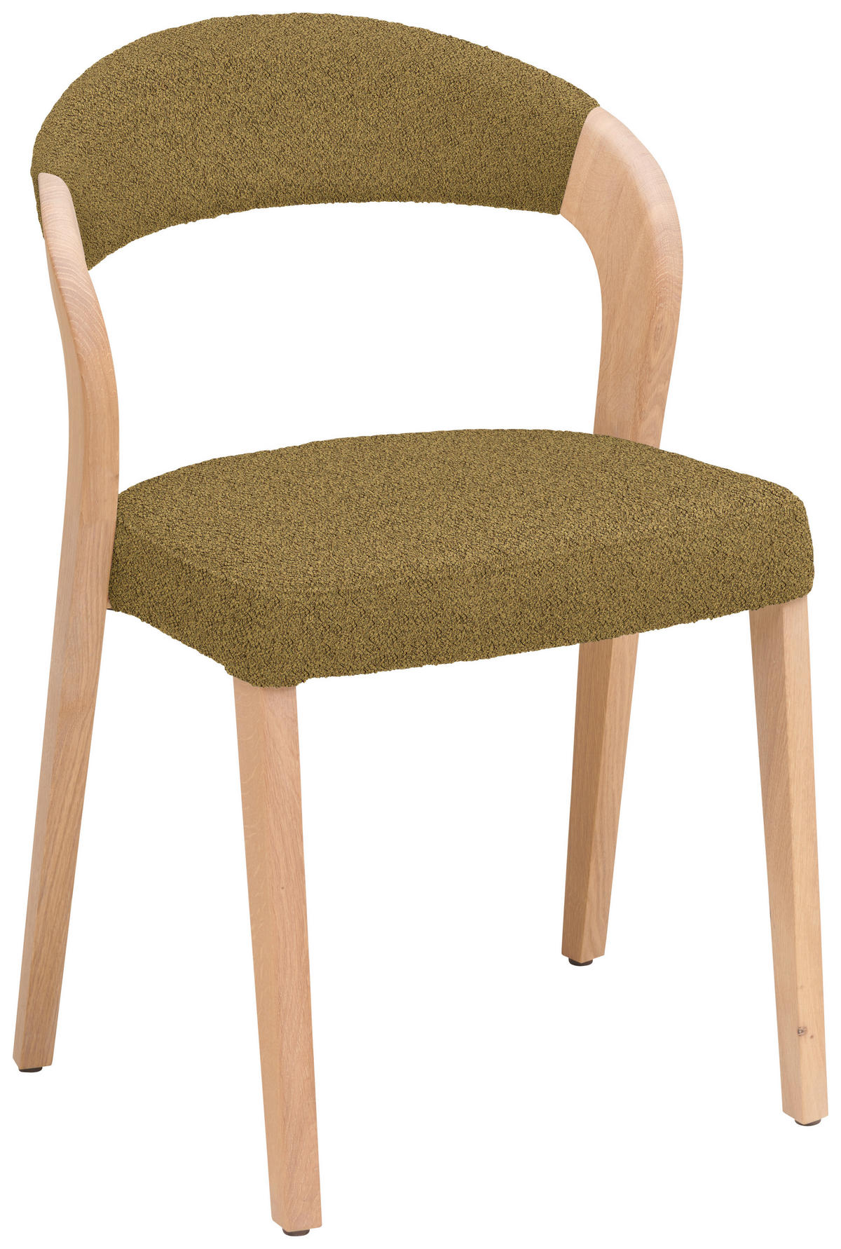 STUHL in Holz, Textil Honig, Wildeiche  - Wildeiche/Honig, Natur, Holz/Textil (55/79,5/55cm) - Voglauer