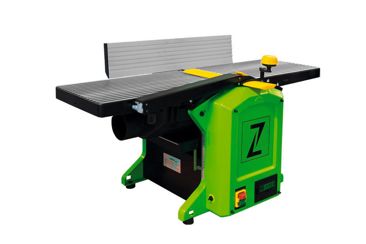 ABRICHTDICKENHOBELMASCHINE  - Grün, Basics, Metall - Zipper