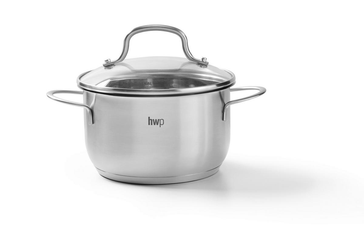 SADA HRNCŮ, 4dílné - čiré/barvy nerez oceli, Basics, kov/sklo - Homeware Profession.