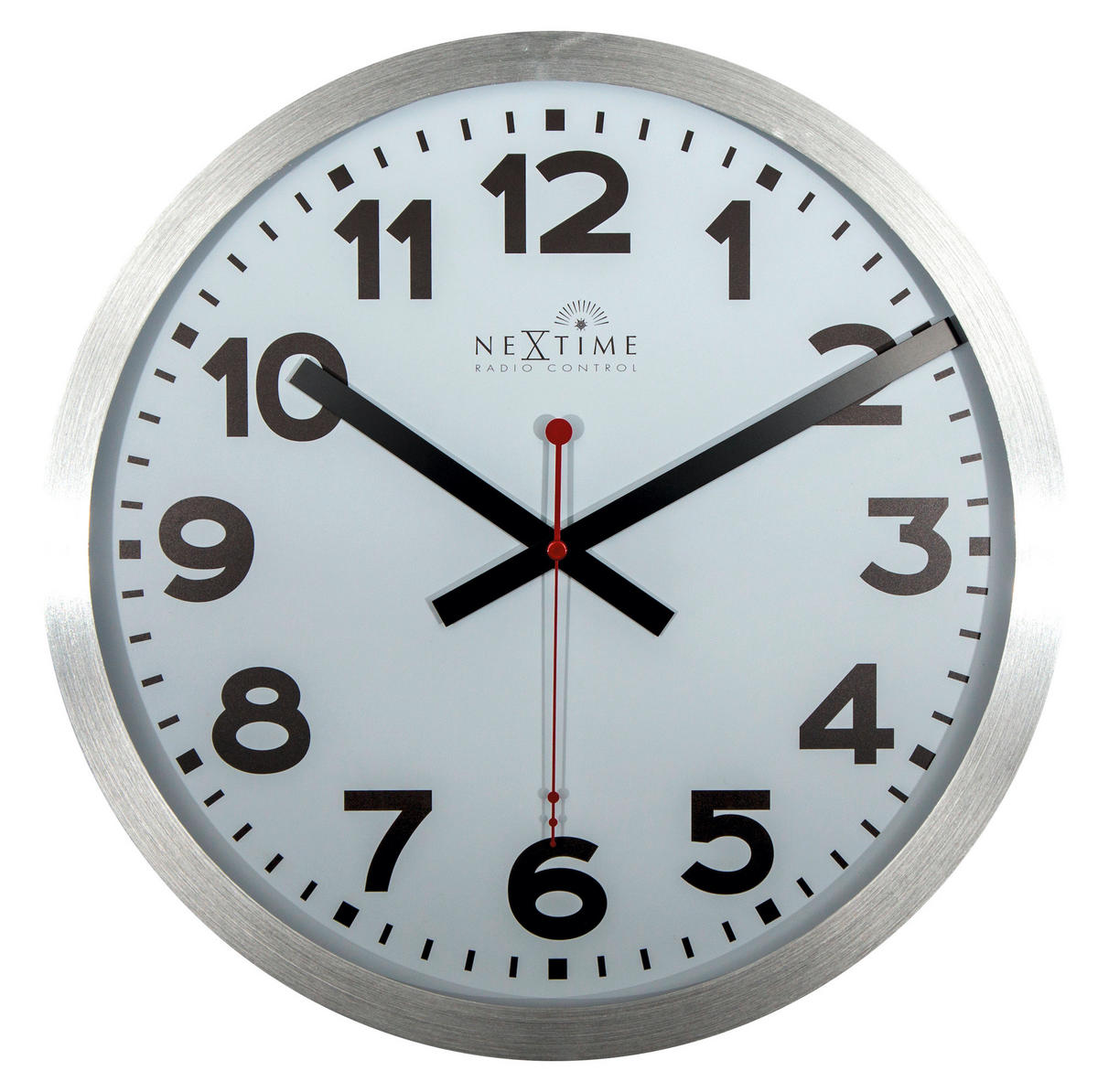 VÄGGKLOCKA 35/35/4,5 cm   - silver, Basics, metall (35/35/4,5cm)