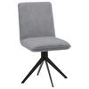 STUHL  in Stahl Webstoff Metall, Textil  - Schwarz/Grau, Design, Textil/Metall (46,5/87/64cm) - Voleo