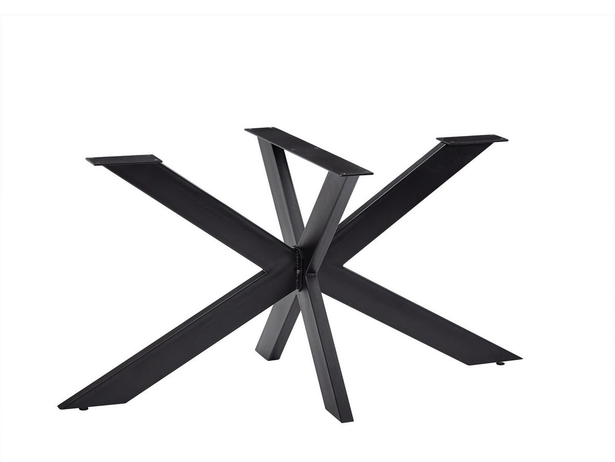 ESSTISCH in Holz 140/80/76 cm  - Schwarz/Akaziefarben, LIFESTYLE, Holz/Metall (140/80/76cm) - Livetastic