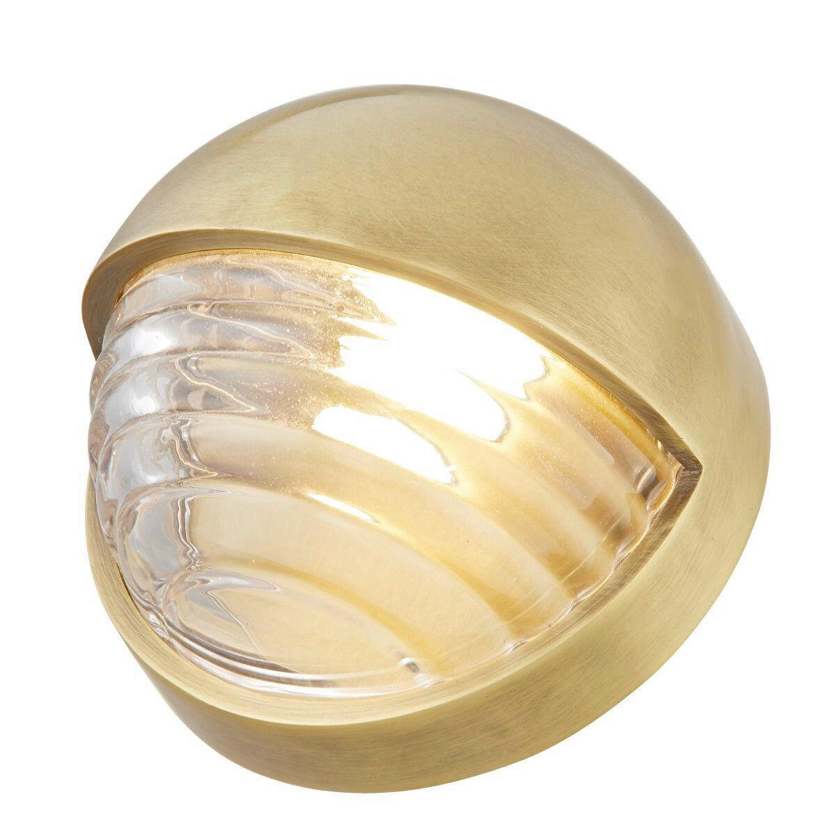 LED-WANDLEUCHTE 14,2/9,5 cm    - Nickelfarben, KONVENTIONELL, Glas/Metall (14,2/9,5cm) - Elstead Lighting