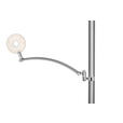 LED-DECKENFLUTER 40/180 cm    - Weiß/Nickelfarben, KONVENTIONELL, Kunststoff/Metall (40/180cm) - Dieter Knoll