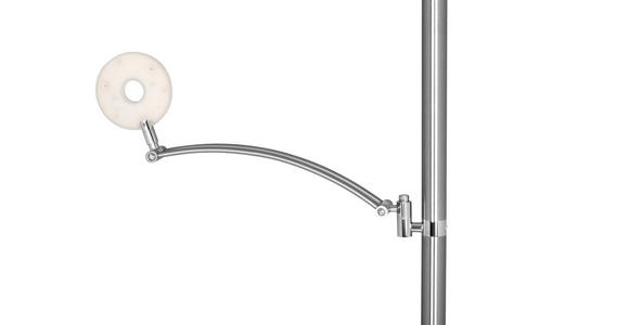 LED-DECKENFLUTER 40/180 cm    - Weiß/Nickelfarben, KONVENTIONELL, Kunststoff/Metall (40/180cm) - Dieter Knoll