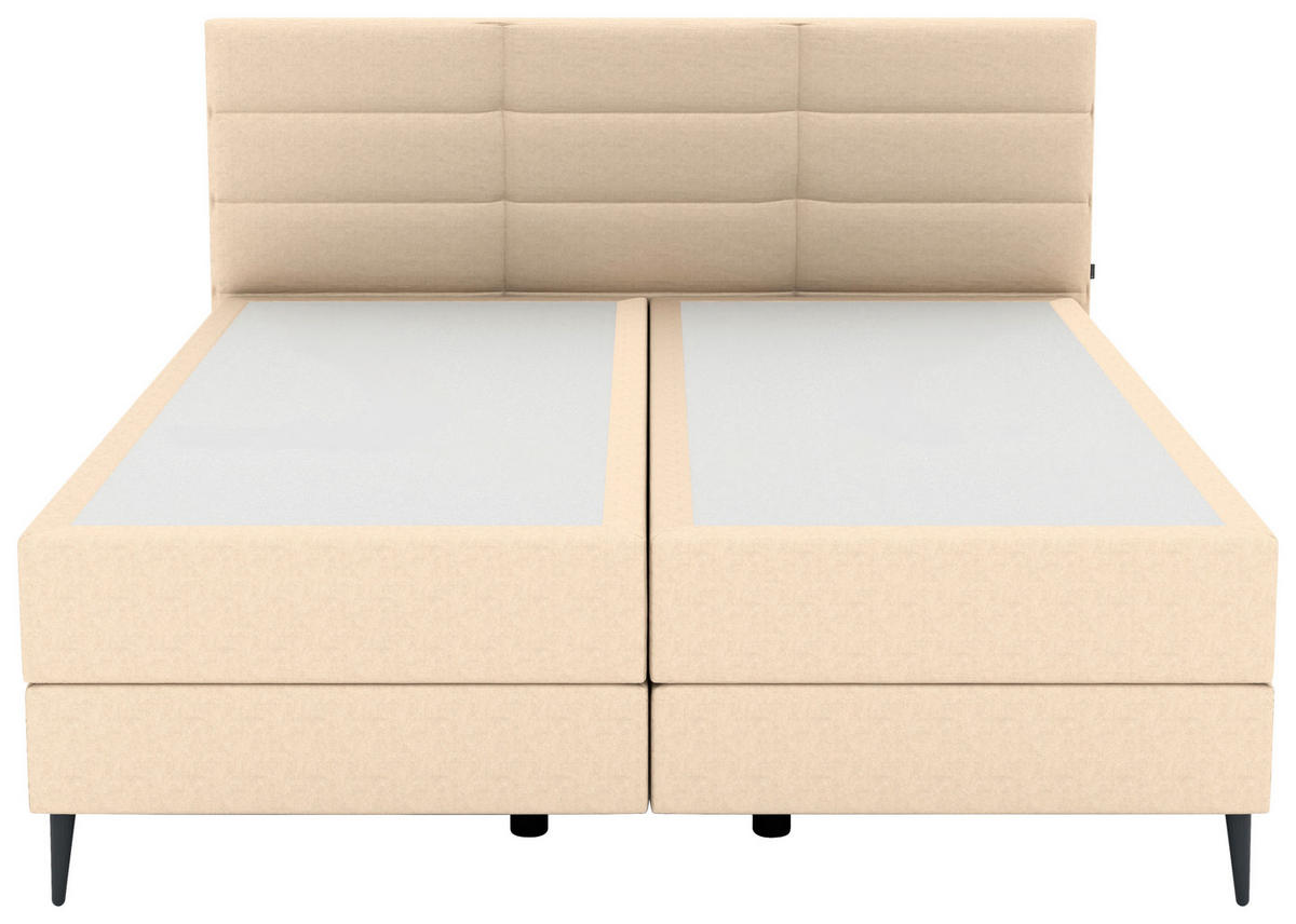 BOXSPRINGBETT 180/200 cm  in Beige  - Anthrazit/Beige, KONVENTIONELL, Holzwerkstoff/Kunststoff (180/200cm) - Musterring