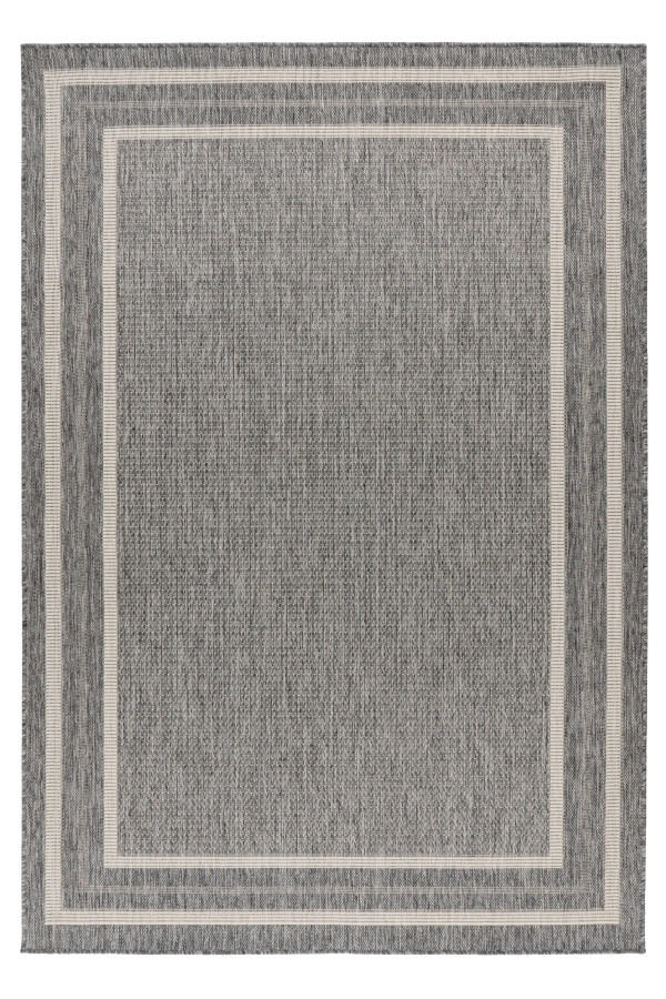 RAVNO TKANI TEPIH  srebrna     - srebrna, Osnovno, tekstil (60/110cm)