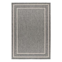 RAVNO TKANI TEPIH  srebrna     - srebrna, Osnovno, tekstil (60/110cm)