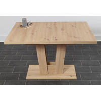 ESSTISCH Eiche Artisan rechteckig  ausziehbar  - Eiche Artisan, KONVENTIONELL, Holzwerkstoff (120/80/76cm) - MID.YOU
