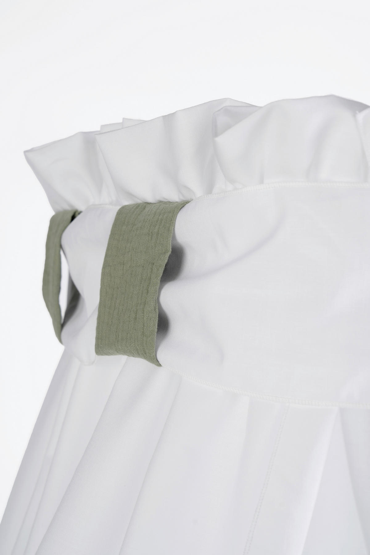 STUBENWAGEN-KOMPLETTSET Babybett Lounge Natur Pyjamabär Buche  Weiß, Buchefarben, Waldgrün  - Waldgrün/Buchefarben, Basics, Holz/Textil (60/167/100cm) - Mionido