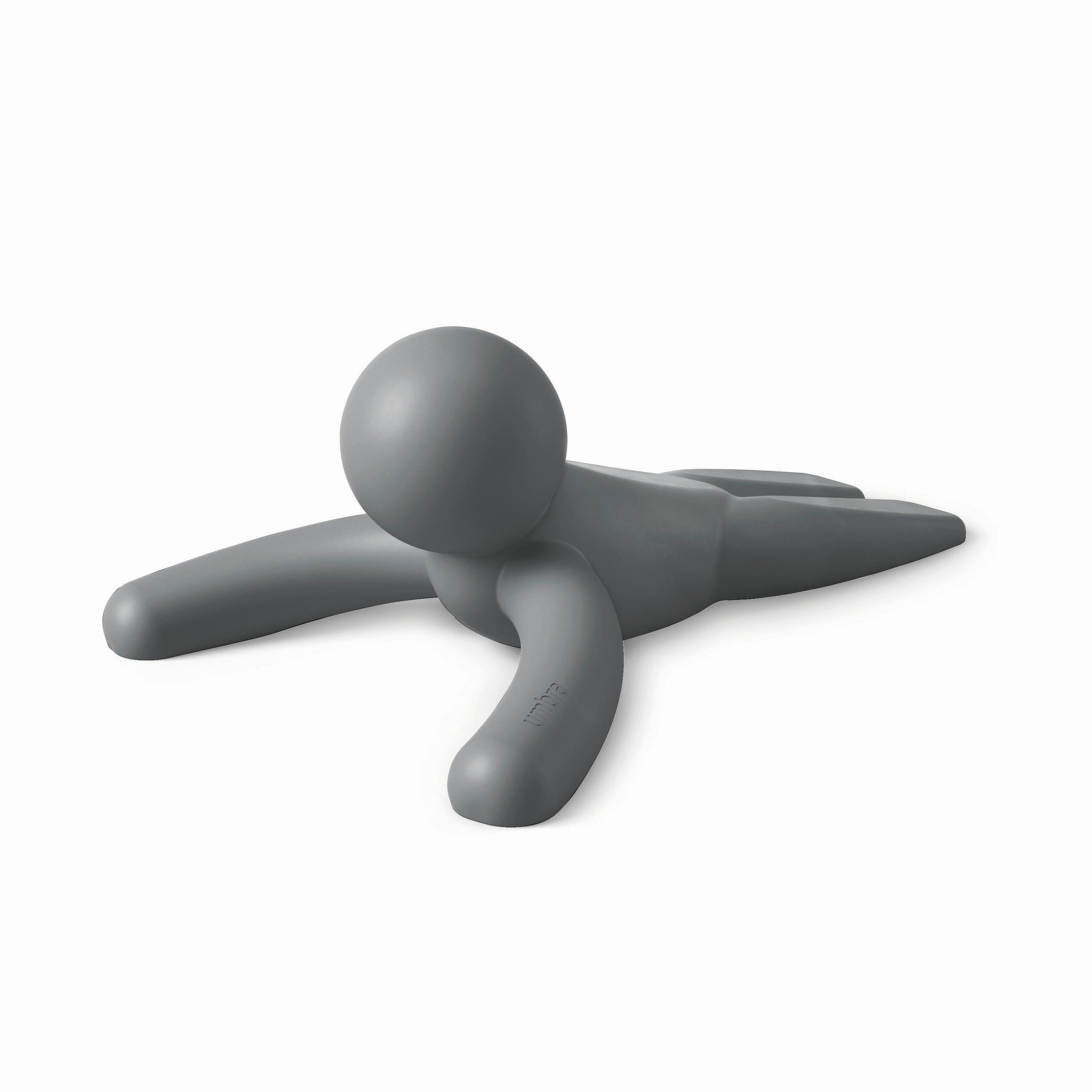 ZAUSTAVLJALEC VRAT - antracit, Basics, umetna masa (6/11/15cm) - Umbra