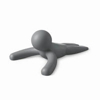 ZAUSTAVLJALEC VRAT - antracit, Basics, umetna masa (6/11/15cm) - Umbra