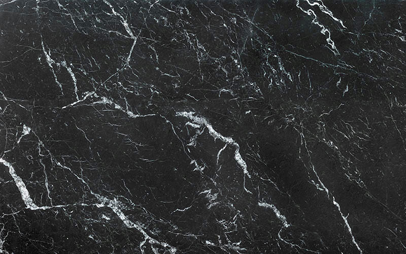 Komar Vliestapete Marble Nero Schwarz, Weiß 400x250 cm