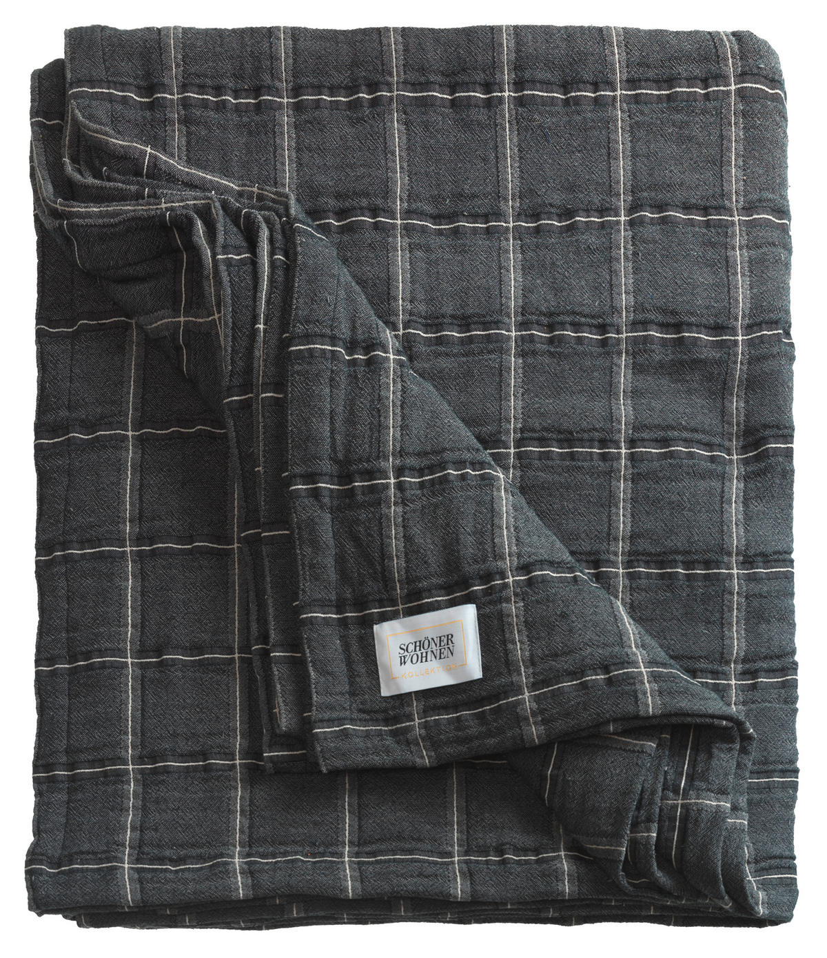 ÜBERWURF  - Anthrazit, Basics, Textil (220/240cm) - Schöner Wohnen