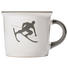 KAFFEEBECHER 240 ml - Weiß/Grau, LIFESTYLE, Keramik (12/7,8/9,2cm) - Gmundner KAFFEEBECHER 240 ml - Weiß/Grau, LIFESTYLE, Keramik (12/7,8/9,2cm) - Gmundner