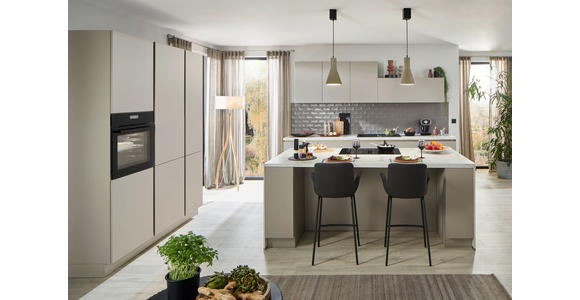 EINBAUKÜCHE   - Cappuccino, Design, Holzwerkstoff - Dieter Knoll