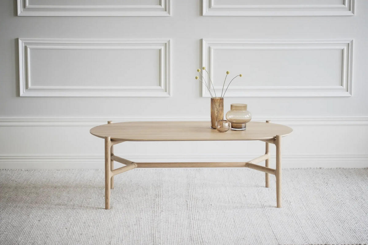 SOFFBORD i trä  - ekfärgad, Klassisk, trä (130/65/46cm) - Rowico