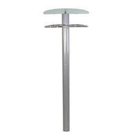 WANDGARDEROBE  in Alufarben  - Alufarben, Design, Glas/Metall (71/185/42cm) - MID.YOU