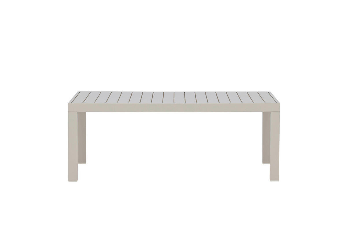 LOUNGEBORD  - beige, Modern, metall (120/70/45cm) - Gardenson