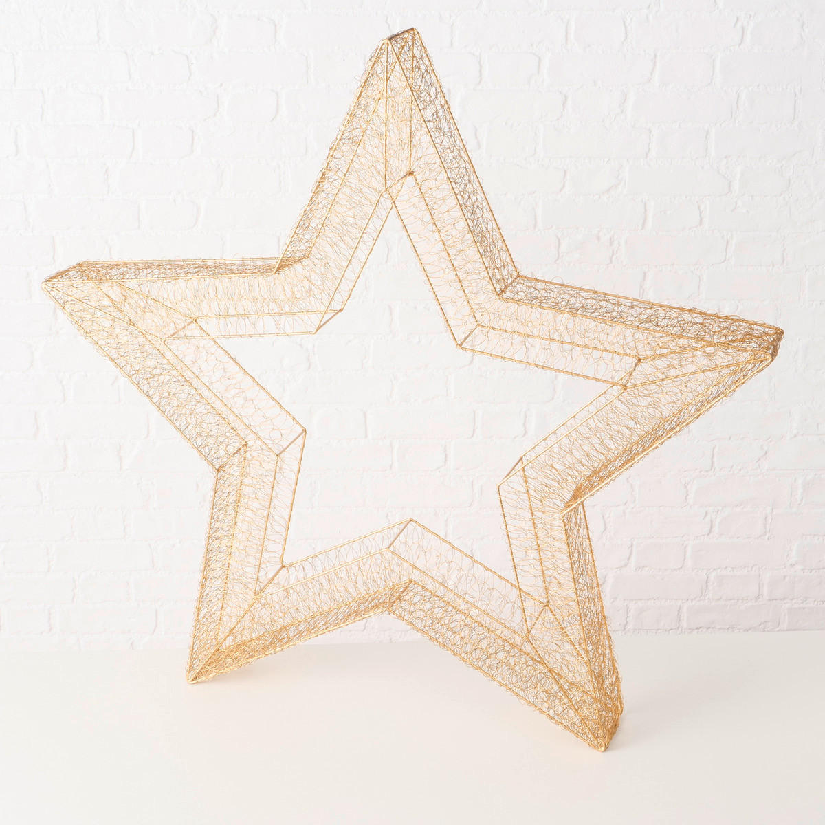 DEKOSTERN  - Goldfarben, Design, Metall (115/13,5/108,5cm) - Boltze Home