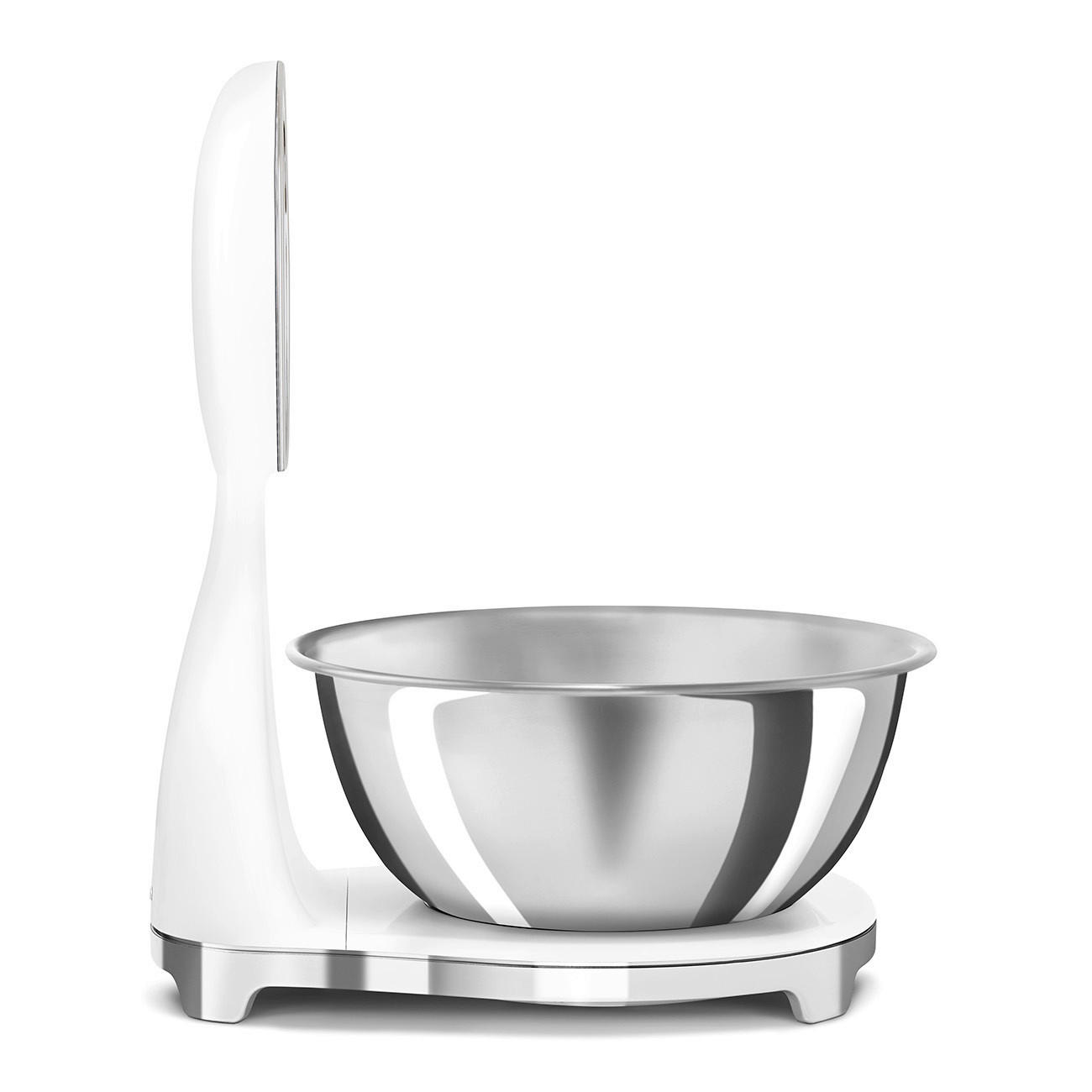ELEKTRISCHE KÜCHENWAAGE 50's Style  - Weiss Hochglanz, Trend, Kunststoff (18/31.5/25cm) - SMEG