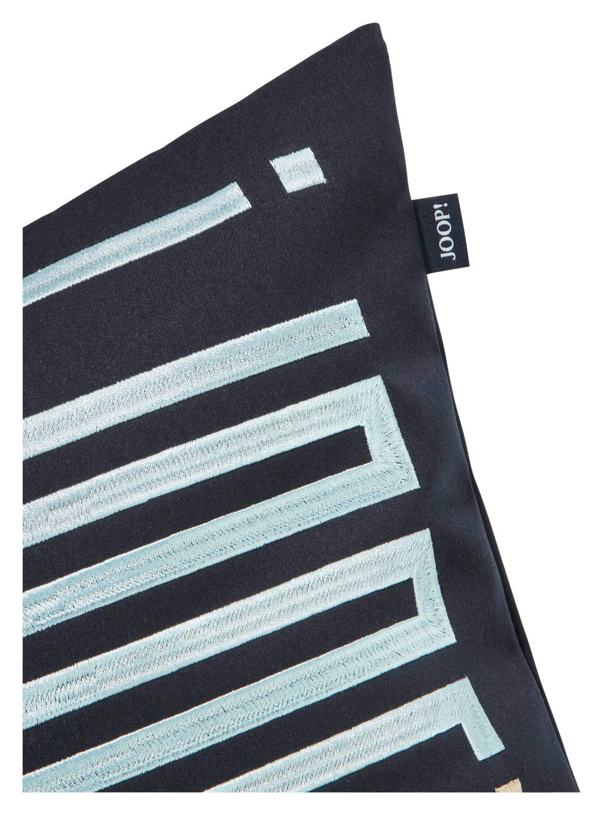 KISSENHÜLLE J!Bars 40/60 cm  - Dunkelblau, Basics, Textil (40/60cm) - Joop!