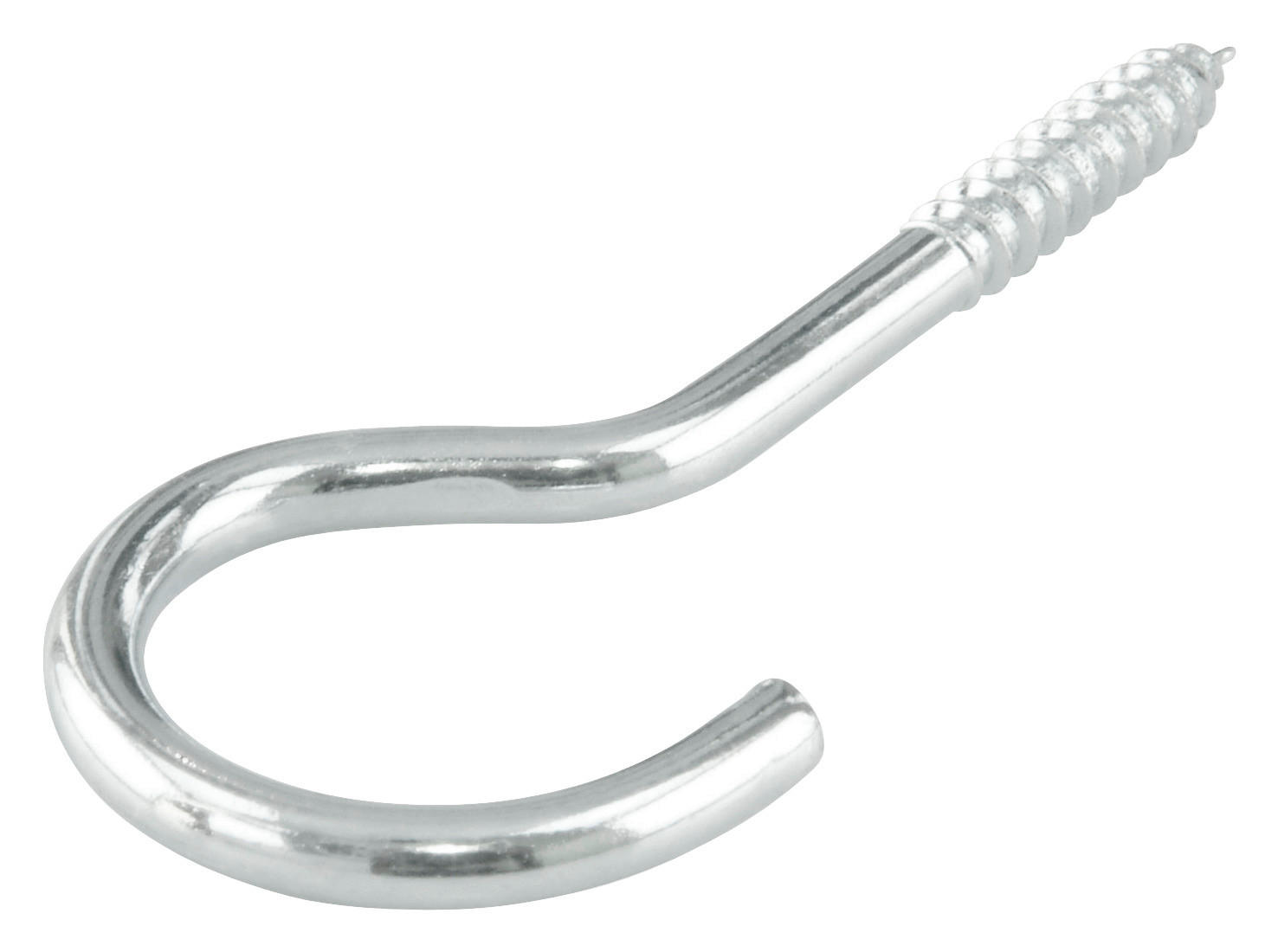 Schraubhaken Gebogen Stahl L: 6 cm 5 Stk. In Box