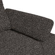 ECKSOFA in Chenille, Flachgewebe Dunkelgrün, Graubraun  165/318 cm  - Dunkelgrün/Graubraun, Design, Textil/Metall (165/318cm) - Xora