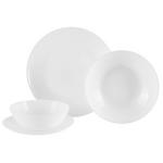 TAFELSERVICE 16-teilig  - Weiß, Basics, Glas - Boxxx