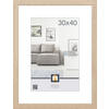 RÁM NA OBRAZY, 1 foto 30 cm x 40 cm - šedá/hnědá, Basics, plast/sklo (33,2/43,2/1,3cm)