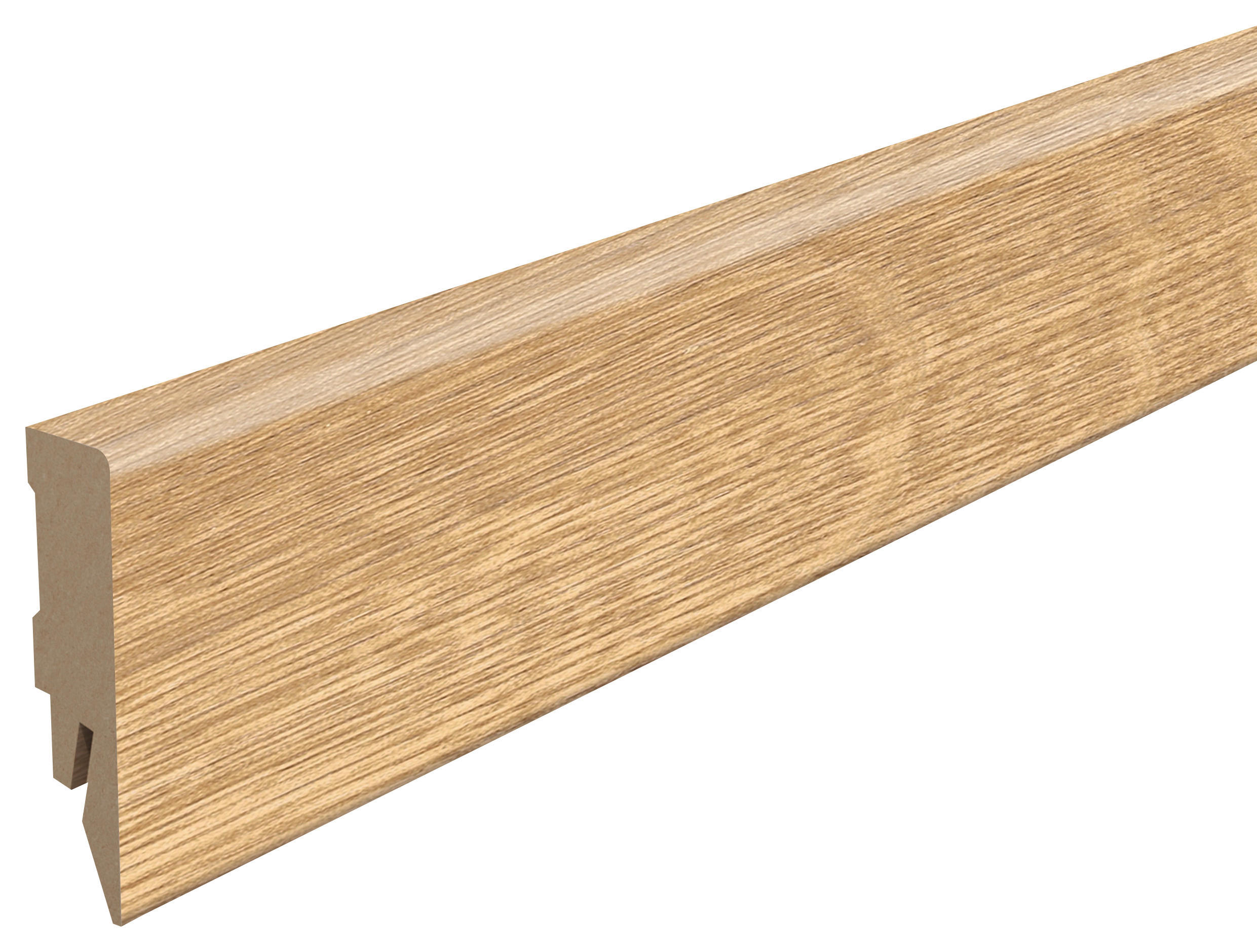 SOCKELLEISTE, Eiche braun Braun  - Braun, KONVENTIONELL, Holzwerkstoff (240/1.4/5.8cm) - Egger Holzwerkstoffe