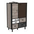 KOMMODE Multicolor - Silberfarben/Multicolor, LIFESTYLE, Metall (95/134,9/39cm) - Xora KOMMODE Multicolor - Silberfarben/Multicolor, LIFESTYLE, Metall (95/134,9/39cm) - Xora