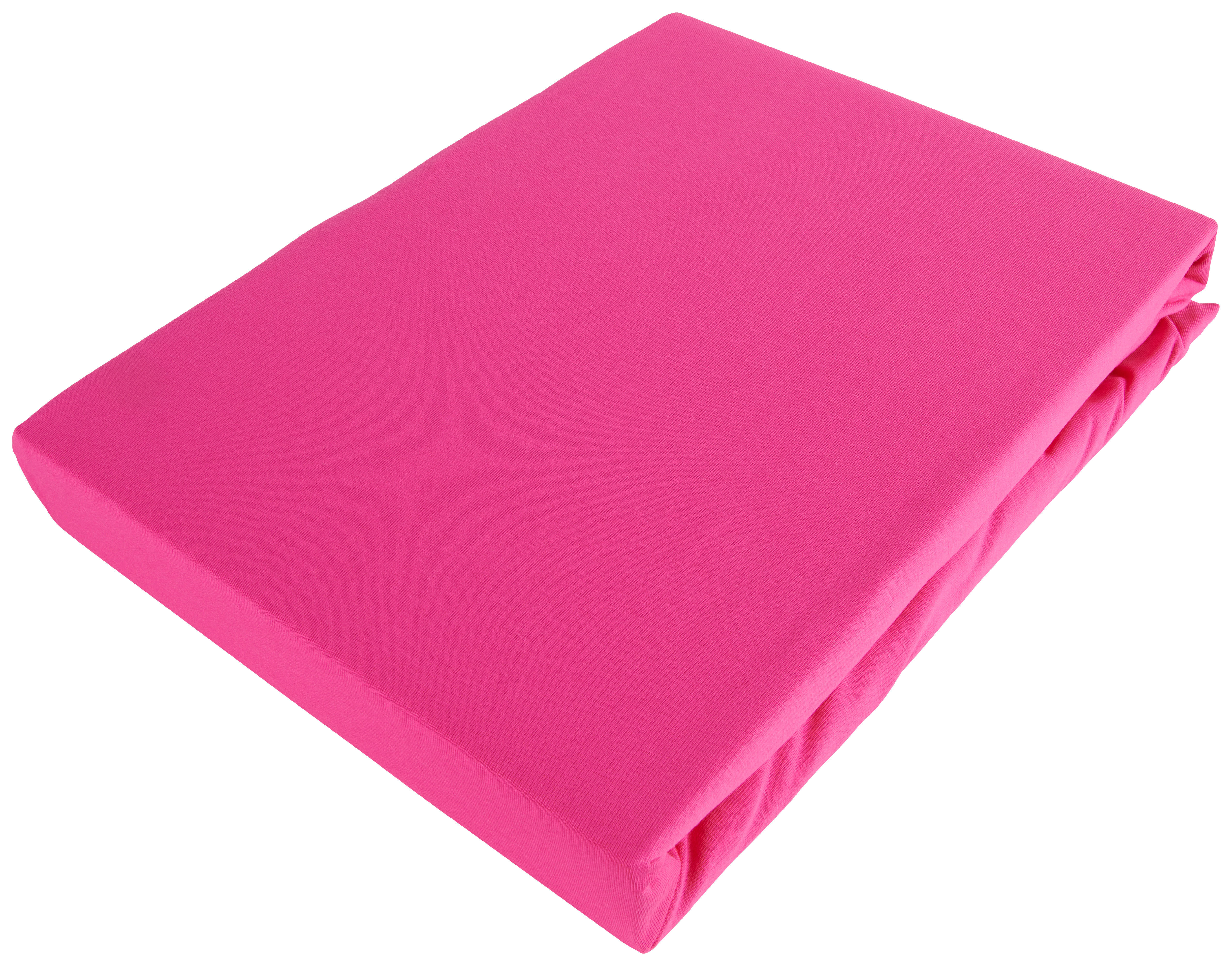 Novel BOXSPRINGOVÉ PROSTĚRADLO, žerzej, pink, 140/220 cm