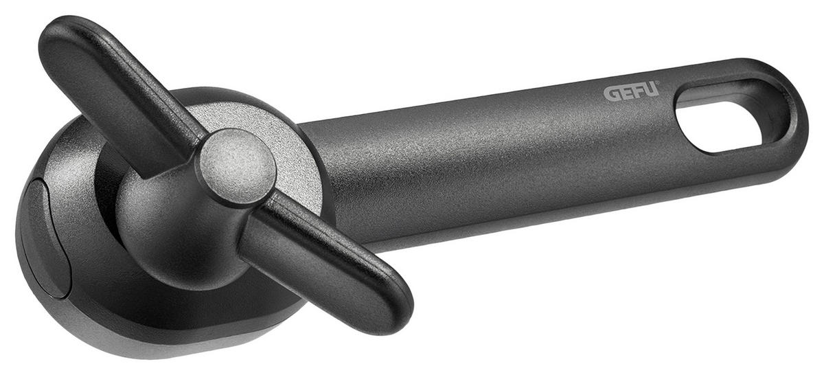 DOSENÖFFNER - Edelstahlfarben/Schwarz, Basics, Kunststoff/Metall (16/15cm) - Gefu